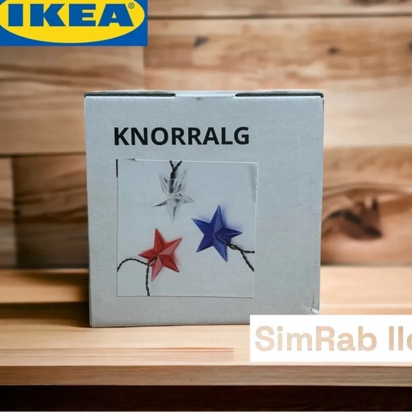 IKEA | Wall Decor | Ikea Knorralg Led String Light With 2 Lightsstars ...